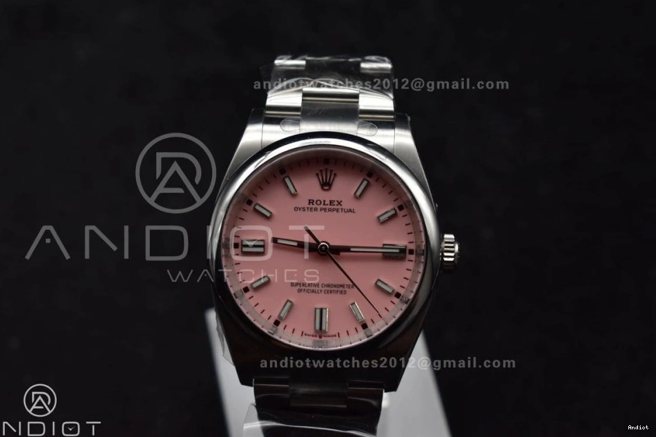Best Perpetual Dial 126000 Clean 36mm 1:1 Pink Edition Steel VR3230 Oyster 904L 0513